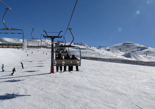 Wide Open Groomed Terrain